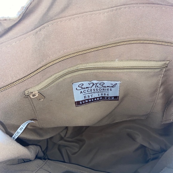 Women’s Sun N Sand Straw And Rope Purse/ Bag. Summer/Beach Vibe. EUC - Picture 5 of 9